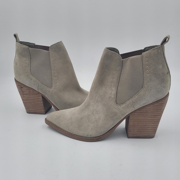Marc fisher Taupe / Gray nwots Suede bootie size 9 - Picture 6 of 15